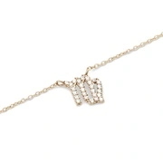 Daniel Wellington Bájos aranyozott nyaklánc Szűz Crystal Zodiac DW00400924 akciós termékkép 1