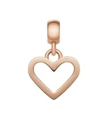 Daniel Wellington Aranyozott acél szív medál Charms DW00400428 akciós termékkép 1
