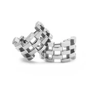 Daniel Wellington Stílusos acél fülbevaló 5-Link DW00401020 akciós termékkép 1
