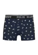 Felix Hardy Boxeralsók  tengerészkék / szürke melír / fekete / fehér termék 2. képe