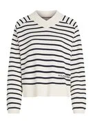TOMMY HILFIGER Pulóver  tengerészkék / fehér akciós termékkép 1