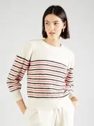 VERO MODA Pulóver 'VMVigga'  krém / piros / fekete termék 2. képe