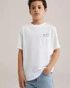 WE Fashion Póló  sötétkék / alma / fehér termék 2. képe