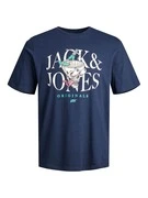 JACK & JONES Póló 'JORAfter Life'  tengerészkék / vegyes színek akciós termékkép 1