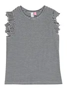 Vero Moda Girl Póló 'VMLeila'  tengerészkék / fehér akciós termékkép 1