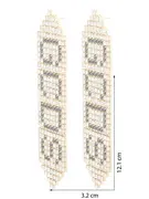 GCDS Fülbevalók 'BLING'  arany / fekete / átlátszó termék 2. képe