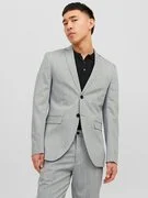 JACK & JONES Zakó 'Franco'  szürke / fehér termék 2. képe