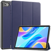 LEATHER Flip borítás Teclast M40 Plus kék akciós termékkép 1