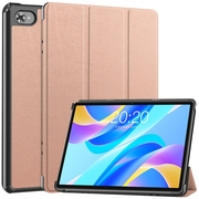 LEATHER Flip huzat Teclast M40 Plus rose goldhoz akciós termékkép 1