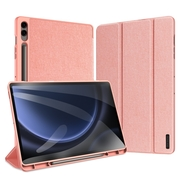 DUX DOMO Flip tok Samsung Galaxy Tab S9 FE+ rózsaszín akciós termékkép 1