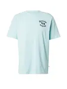 KnowledgeCotton Apparel Póló  vízszín / fekete akciós termékkép 1