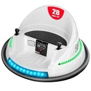 Elektromos gyermek dodzsem 6V, akku+távirányító, fehér akciós termékkép 1
