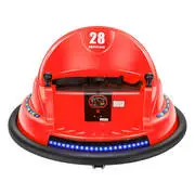 Elektromos gyermek dodzsem 6V, akkumulátorral, távirányítóval, piros akciós termékkép 1