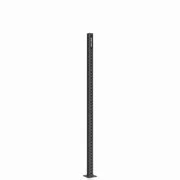 Oszlop 240 cm RIG kerethez matt fekete termék 2. képe