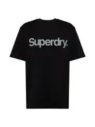 Superdry Póló  világosszürke / fekete akciós termékkép 1