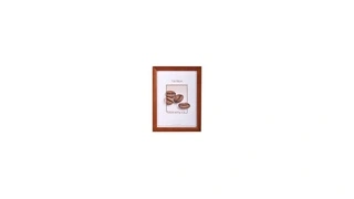 Fából készült képkeret DR002 20x30 világosbarna akciós termékkép 1