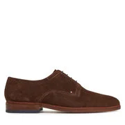  Félcipő Tommy Hilfiger Hilfiger Thunit Suede Shoe FM0FM05377 Barna akciós termékkép 1