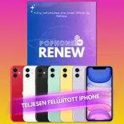 Felújított PoPhone RENEW iPhone 11 Black Felújított 64 GB Akár 2 év garancia akciós termékkép 1