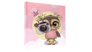 Fényképalbum 10x15/500 CAMERA OWL rózsaszínű akciós termékkép 1