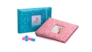 Fényképalbum 24x16cm/60-as évek. rózsaszín akciós termékkép 1