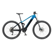 Teljes felfüggesztésű elektromos hegyi kerékpár Levit Kingit BF Overstep 630 29" - 2024 M (17", 165-175 cm) Kék fekete gyöngy akciós termékkép 1