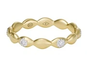 Fossil Elegáns, aranyozott gyűrű Evil Eye JFS00615710 53 mm akciós termékkép 1