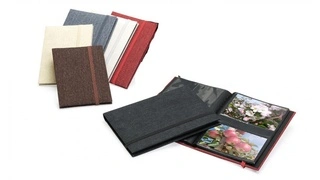 Fotóalbum 10x15/72 felirattal CANVAS krémszínű akciós termékkép 1