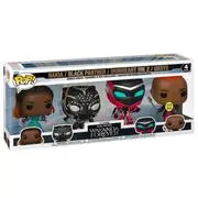 Funko Pop! 4-Pack Marvel: Black Panther Wakanda Forever - Nakia, Black Panther, Ironheart MK 2, Okoye figura akciós termékkép 1