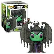 Funko Pop! Deluxe: Villains - Maleficent on throne figura (glitter) #784 akciós termékkép 1
