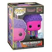 Funko POP! Marvel: Spider-Man Across the Spider-Verse - Miles Morales (Blacklight) (SE) #1233 figura Bobble-Head akciós termékkép 1