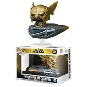 Funko Pop! Rides Super Deluxe: DC Black Adam - Hawkman in Cruiser figura #286 akciós termékkép 1