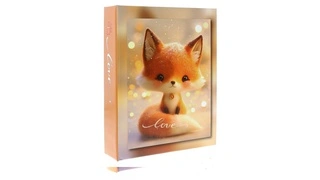Gyermek fotóalbum 10x15/200 fénykép LOVE CUTE róka akciós termékkép 1
