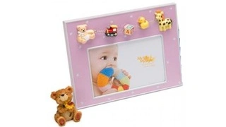 Gyermek képkeret DARLING 15x10 rózsaszínű akciós termékkép 1