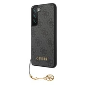 GUESS 4G fedél medállal Samsung Galaxy S23+ 5G szürke akciós termékkép 1