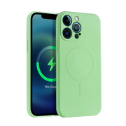 RUBBER MAGSAFE tok Apple iPhone 13 Pro világoszöld akciós termékkép 1