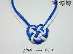 Paracord kék fehér nyaklánc akciós termékkép 1