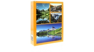 Kožené fotoalbum 10x15/200 JUN oranžová akciós termékkép 1