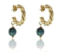 Marc Malone Divatos aranyozott fülbevaló Grace Green Earrings MCE23004G akciós termékkép 1