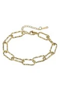 Marc Malone Aranyozott acél karkötő Sarai Gold Bracelet MCB24014G akciós termékkép 1