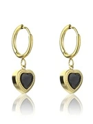 Marc Malone Bájos aranyozott fülbevaló Nicole Black Earrings MCE23106G akciós termékkép 1