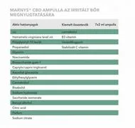 MARNYS CBD Skin relief ampulla az irritált bőr megnyugtatására (7x2ml) termék 2. képe