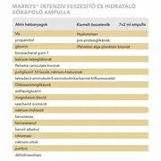 MARNYS Flash ultimate intenzív feszesítő, hidratáló bőrápoló ampulla (7x2ml) termék 2. képe