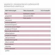 MARNYS Pigment Control pigmentáció csökkentő bőrápoló ampulla (7x2ml) termék 2. képe