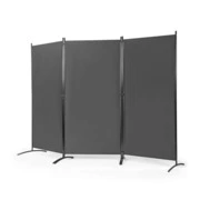 Mobil térelválasztó 260x180cm, szürke akciós termékkép 1