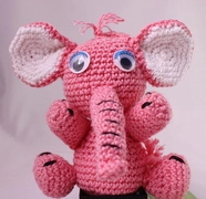 Fáni, az elefánt amigurumi akciós termékkép 1