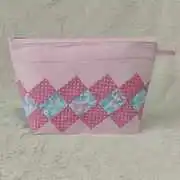 Rózsaszín patchwork neszesszer akciós termékkép 1