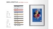 Műanyag képkeret New Lifestyle 25x25 ezüst akciós termékkép 1