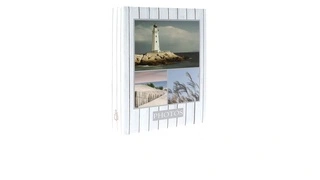 Öntapadós fényképalbum 23x28/60s BEACH fehér akciós termékkép 1
