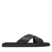  Papucs Calvin Klein Criss Cross Sandal HM0HM01737 Fekete akciós termékkép 1