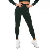 Női  leggings Boco Wear Bottle Green Cropped zöld XS/S akciós termékkép 1